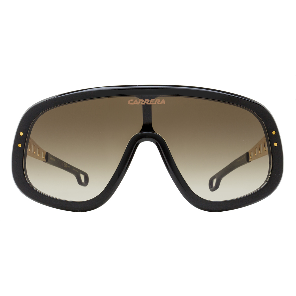 Carrera Mask Sunglasses FlagLab 17 2M286 Black/Gold 99mm - Picture 2 of 2